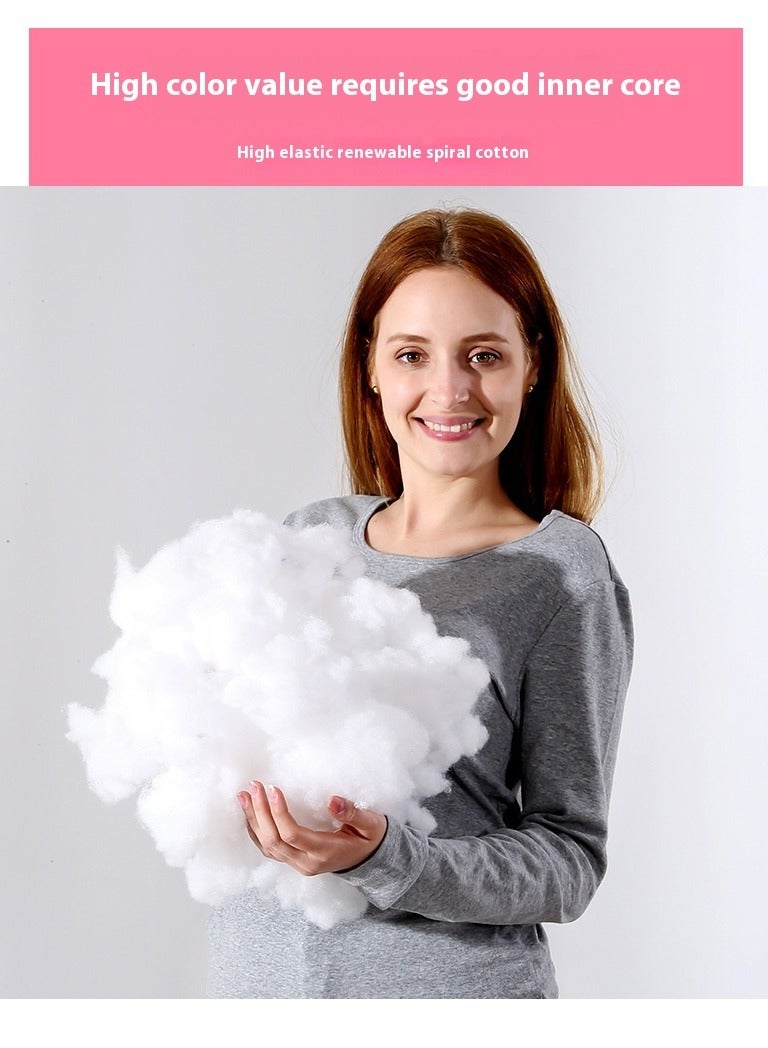 الأزرق جي دبليو 80x150 سم 1 قطعة وسادة قطنية على شكل حرف U لكامل الجسم للنوم أثناء الحمل وسائد الحمل للنوم غطاء وسادة على شكل حرف U لدعم الحمل غطاء وسادة ناعم للجسم للنوم على الجانب وقابل للغسل للنساء الحوامل (رمادي) - Image 5