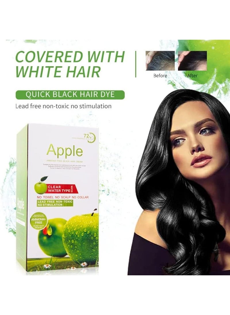 BLOOMING TIME - BLACK APPLE DYE FOR HAIR AND BEARD AMMONIA FREE - Image 1