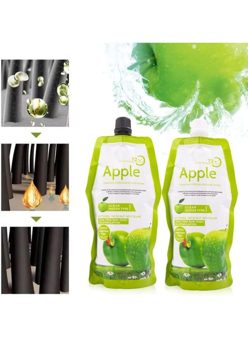 BLOOMING TIME - BLACK APPLE DYE FOR HAIR AND BEARD AMMONIA FREE - Image 1
