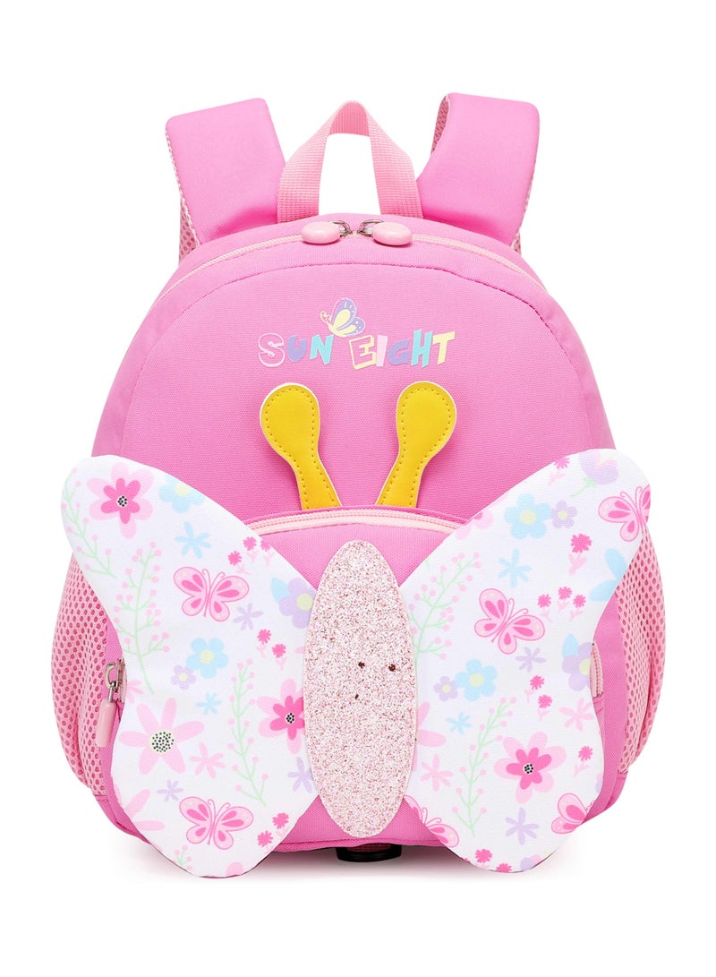 SUN EIGHT Toddler Backpack Preschool Bag for Boys Girls with Anti-Lost Leash, Cute Cartoon Kids Backpack for 2-6 Years Old, Lightweight Children’s Daycare School Bag, SE22065 - Image 2