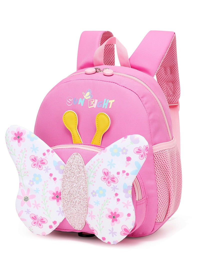 SUN EIGHT Toddler Backpack Preschool Bag for Boys Girls with Anti-Lost Leash, Cute Cartoon Kids Backpack for 2-6 Years Old, Lightweight Children’s Daycare School Bag, SE22065 - Image 1