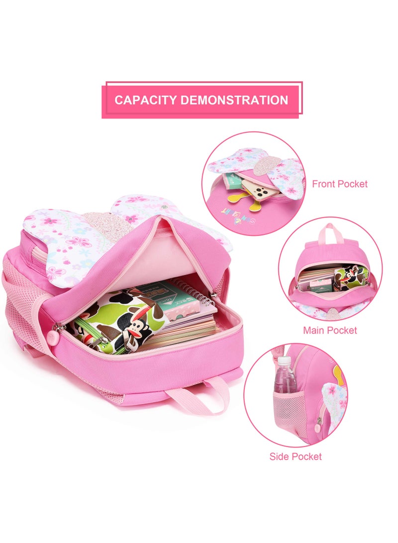 SUN EIGHT Toddler Backpack Preschool Bag for Boys Girls with Anti-Lost Leash, Cute Cartoon Kids Backpack for 2-6 Years Old, Lightweight Children’s Daycare School Bag, SE22065 - Image 5