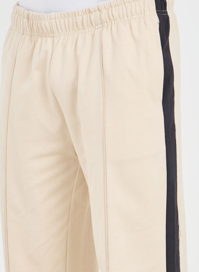 ستايلي بنطلون جوجر بقصة مريحة وفتحات جانبية وجيوب بسحاب - Image 3