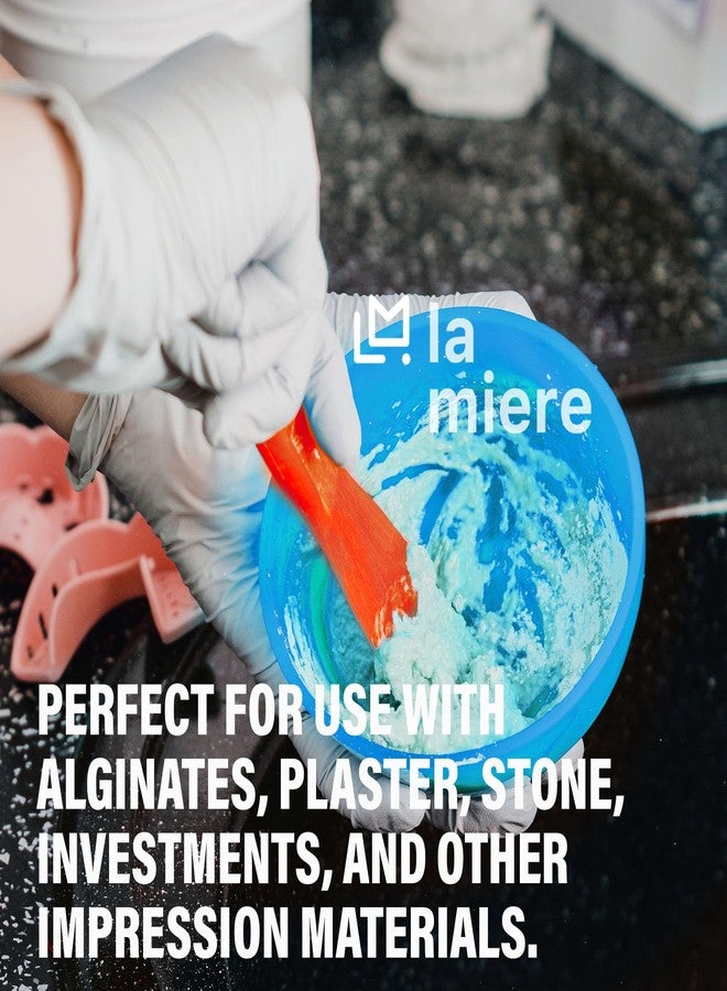 LA MIERE وعاء خلط مرن من السيليكون الأزرق الفاتح من لا مير، مقاس كبير جدًا 5.25 بوصة (قطر) × 3.25 بوصة (ارتفاع)، سعة 600 مل/سم مكعب، لخلط اللصقات الطبية - Image 4