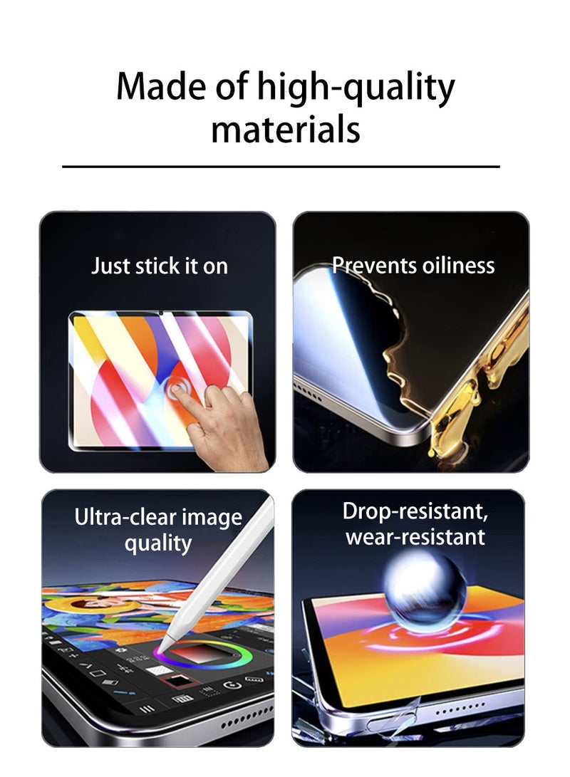 2pcs Tempered Glass Screen Protector For Apple iPad Pro (2024) 11-Inch Clear - Image 2
