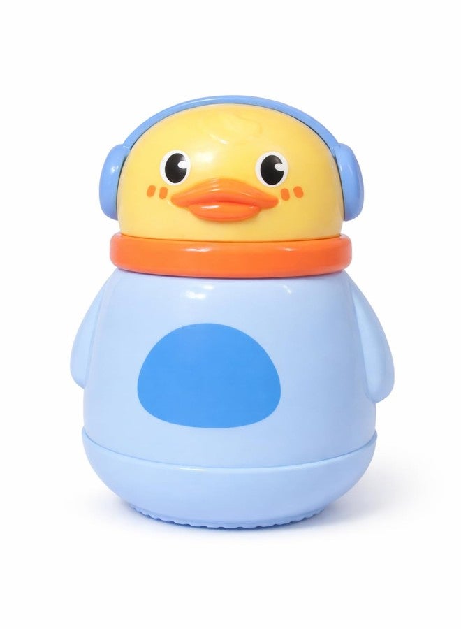 KALRA MAGIC Baby Powder Puff Box with Soft Sponge Applicator, Talcum Powder Storage Container for Newborns, Infants & Toddlers (Blue, S) - Image 1