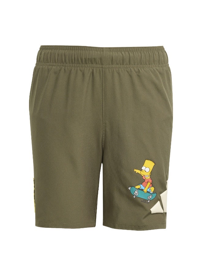 adidas The Simpsons Swim Shorts Kids - Image 1