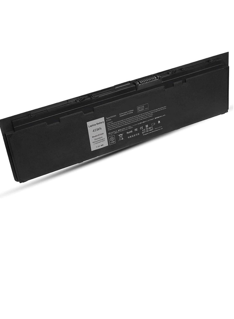 Replacement Battery use for//Dell' Latitude E7240 E7250 WD52H VFV59 GVD76 7.4V 45WH  - Image 1