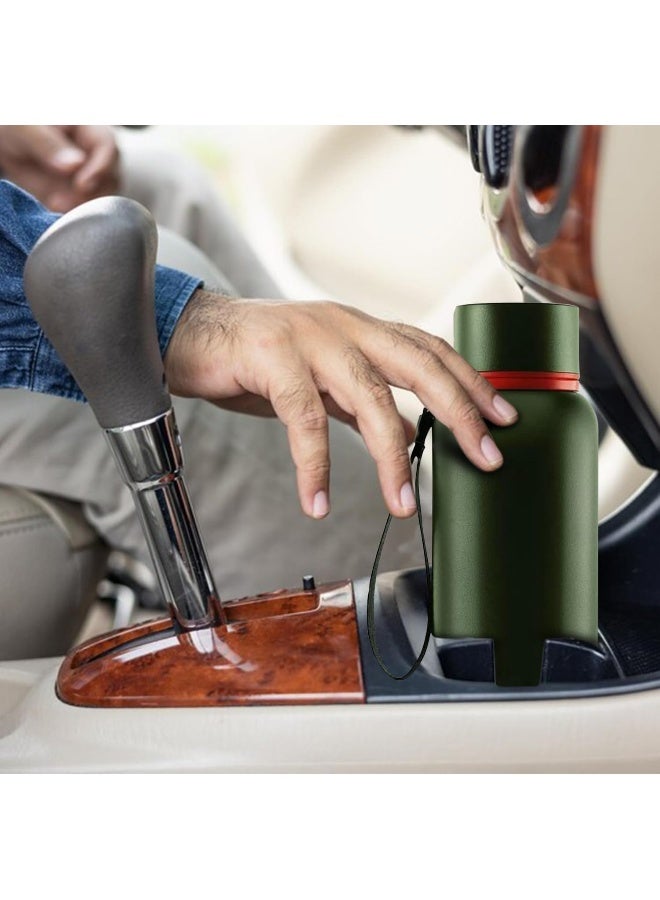 Borosil Vacuum Insulated Copper Coated Inner Trek Water Bottle Green - Image 5