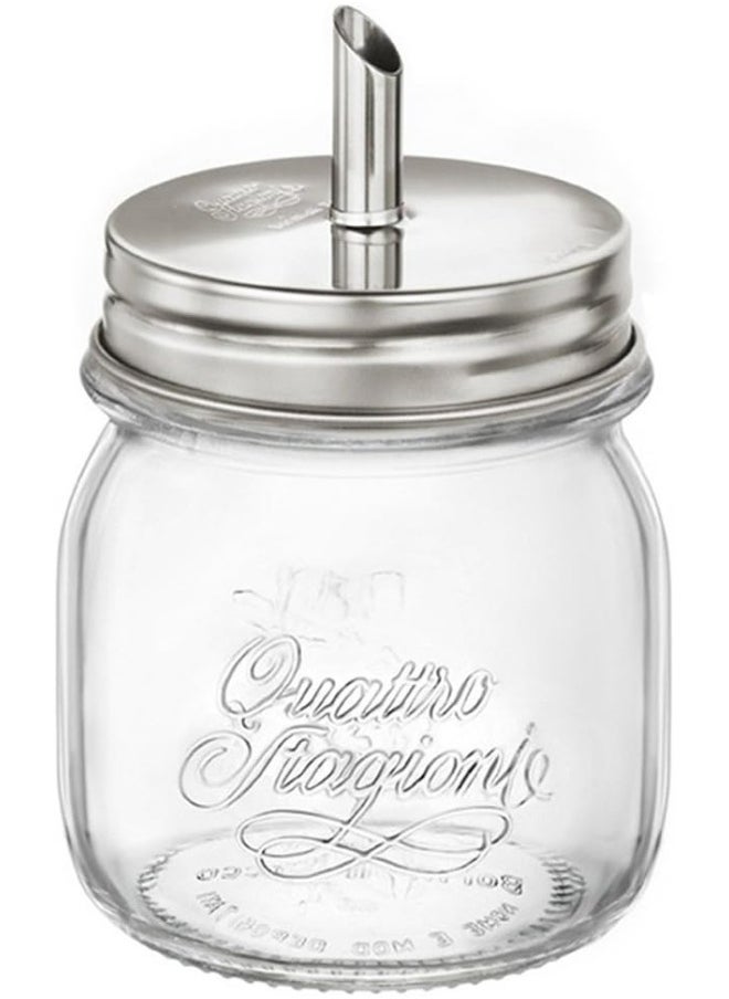 Bormioli Rocco - Bormioli Rocco Quattro Stag Jar 0.25 Ltr W/dispenser - Image 1
