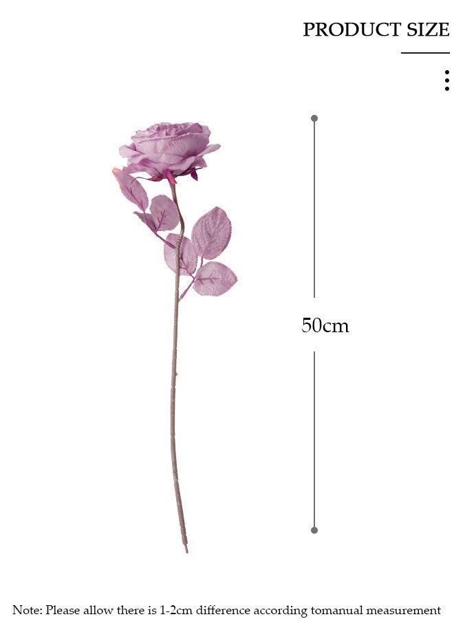 DUNISO 5 قطع من الزهور الاصطناعية لتزيين الطاولة المركزية باقات زهور حريرية وهمية لتزيين طاولة المنزل وغرفة المكتب وحفلات الطاولة وديكور قطع مركزية لطاولات الزفاف - Image 2