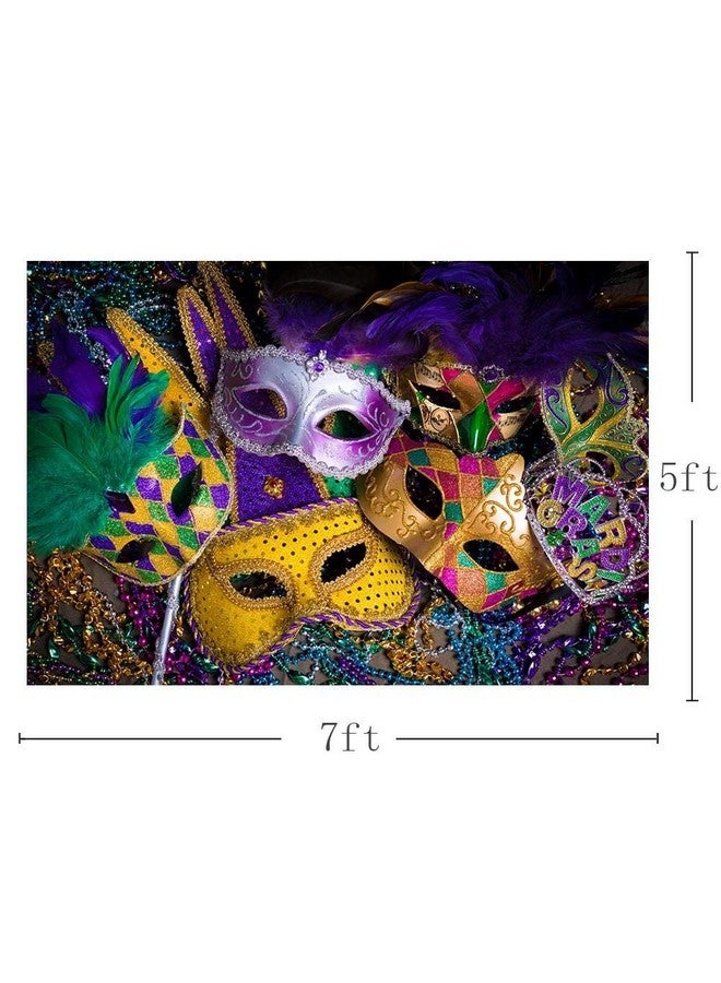 CHAIYA Mardi Gras Theme Photography Backdrop Masquerade Backgrounds Birthday Dancing Party Photo Booth For Wedding Bachelorette Party Decorations Banner 61 - Image 5