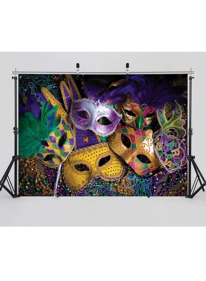 CHAIYA Mardi Gras Theme Photography Backdrop Masquerade Backgrounds Birthday Dancing Party Photo Booth For Wedding Bachelorette Party Decorations Banner 61 - Image 3