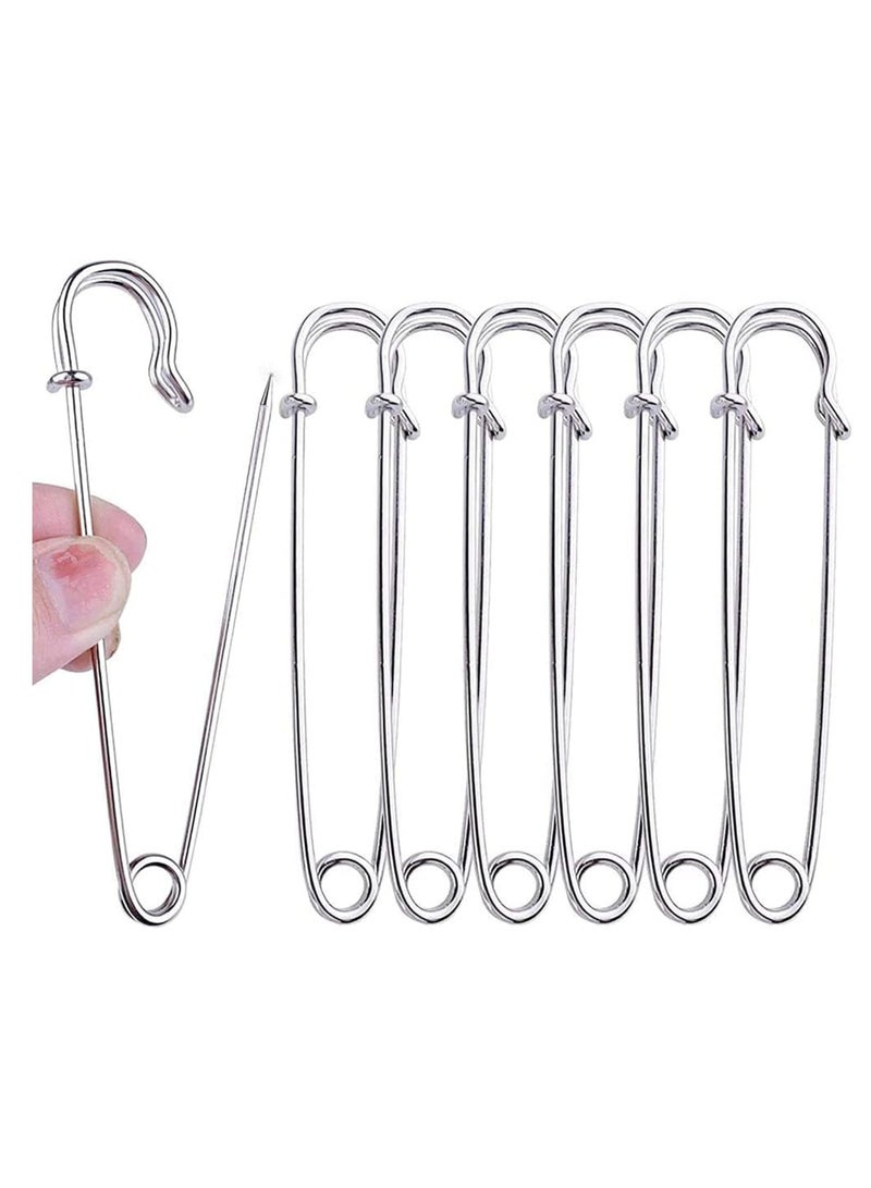 بريميفي 30 قطعة 77 مم دبابيس أمان من الفولاذ المقاوم للصدأ شديدة التحمل للملابس - Image 1