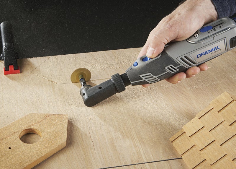DREMEL ملحق الزاوية اليمنى Dremel 575 لأدوات الدوران، ملحق مثقاب الزاوية، مثالي للطحن، والثقب، والقطع - Image 5