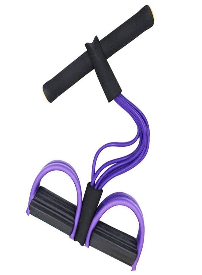 Saiyam 4-Tube Yoga Pedal Pull Reducer Puller Resistance Band, Crossfit Exercise Fitness Tummy Body Building Equipment, for Abdomen/Waist/Arm/Leg Stretching Slimming Training Unisex - Image 2