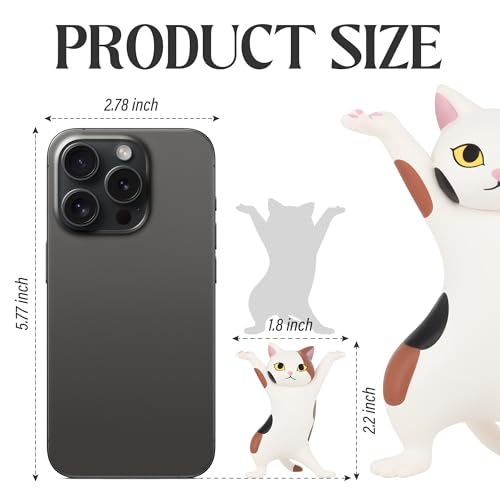 ATHAND Dancing Cats Pen Holder For Desk, Cat Pencil Holder, Cute Cat Figures, Interesting Cat Gifts for Cat Lovers,Home Decoration Ornaments, Funny Desk Decor(Multicolor) - Image 5