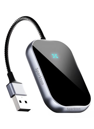 Sparkton Wireless CarPlay Adapter  Fast Connection Plug-and-Play Apple CarPlay Dongle for iPhone & Android CarPlay Wireless Upgrade Compact USB C CarPlay Device - pzsku/Z77BAE87855ACF16AA431Z/45/1751628712/998e5c6c-12cd-4fa1-9eae-3ab137859b8b