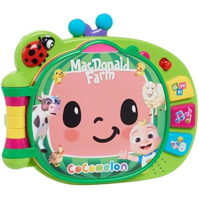 LEARNING BOOK INTERACTIVE TOY FOR TODDLERS, 3 LEARNING MODES, MUSIC, 50 LEARNING PHRASES, OFFICIALLY LICENSED KIDS TOYS FOR AGES 18 MONTH - Image 1