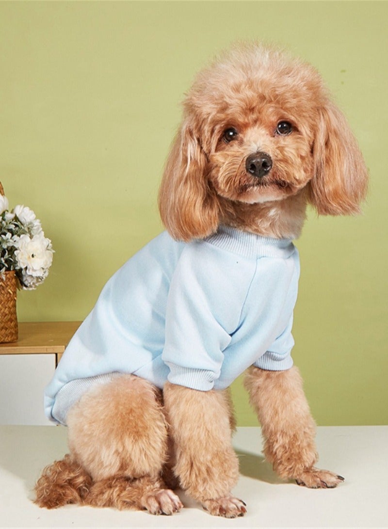 Loquat Squality New Pet Warm Clothing For Autumn And Winter Blue - Image 1