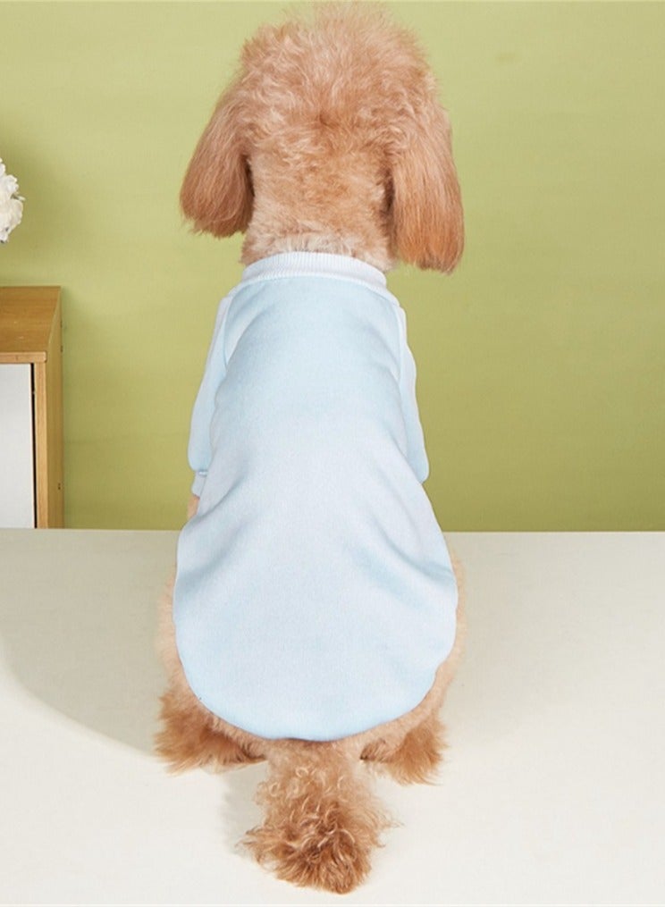 Loquat Squality New Pet Warm Clothing For Autumn And Winter Blue - Image 3