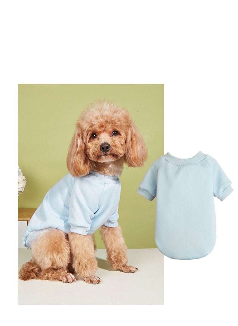 Loquat Squality New Pet Warm Clothing For Autumn And Winter Blue - Image 2