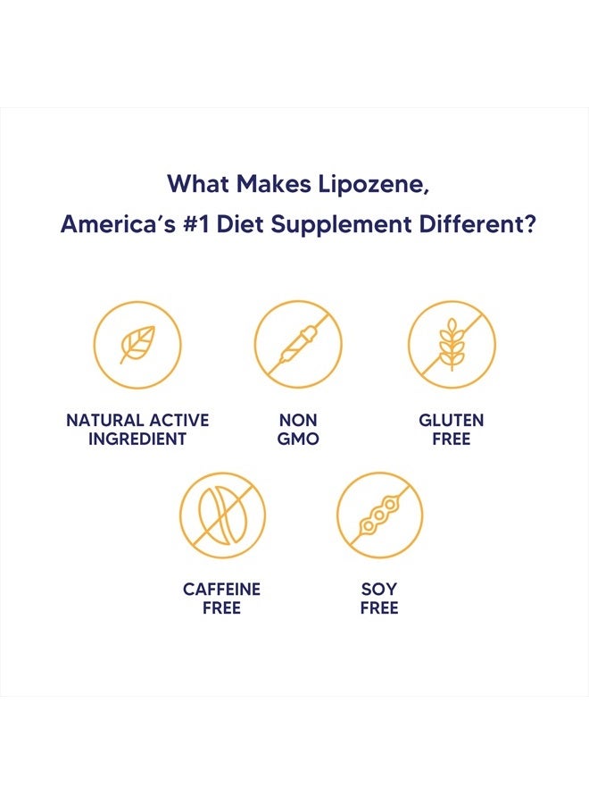 Lipozene Diet Pills - Weight Loss Supplement - 4 Bottles of 30 Capsules Each, a Total of 120 Capsules! - Image 5