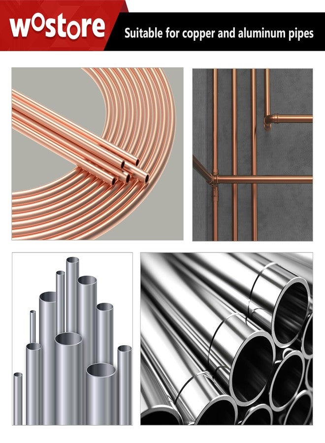 Wostore Spring Tubing Benders Kit for Pipe O.D. 1/4, 3/8, 1/2, 5/8 and 3/4 Inch 350 mm Length 5 in 1 Tube Bender Set for Copper,Aluminum and Soft Steel Pipes - Image 5