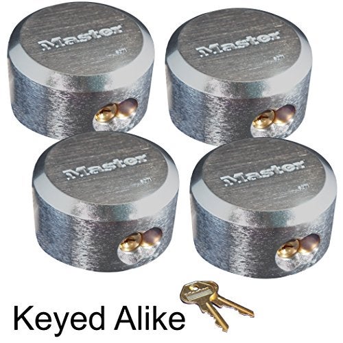 Master Lock Pro Series - (4) Hidden Shackle Padlocks Keyed Alike 6271KA-4 - Image 2
