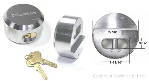 Master Lock Pro Series - (4) Hidden Shackle Padlocks Keyed Alike 6271KA-4 - Image 3
