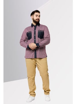 Harmont & Blaine Men Narrow Fit Allover Print Long Sleeves Casual Shirt, Multicolor  - Image 2