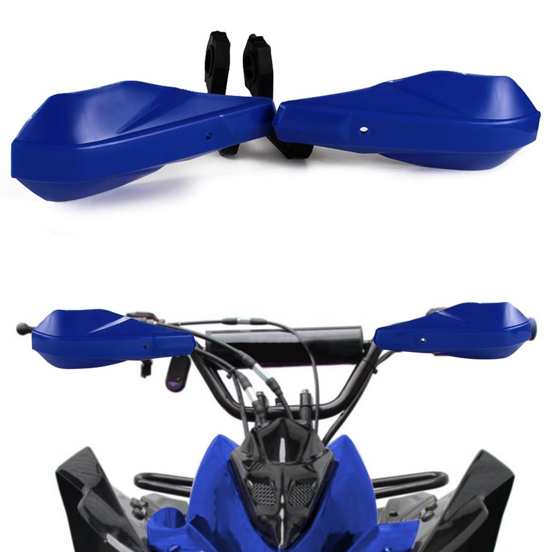 Wacece 78 and 1 18 Hand Guards Handguards Universal for ATV Raptor Grizzly 110 250 350 660 700 YFZ450 TRX 250X 300EX 350 400EX LTZ400 KLX CRF SSR TTR 110 125 TaoTao Coolster Dirt Pit Bike Blue - Image 3