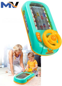 MAGIC VAULT Musical Steering Wheel Toys for Boys 4-6, Toddler Simulated Driving Racing Car Game with Sound Age 3+ Year Old, Interactive Educational Learning Race Car Toy for Boys and Girls Birthday Gift  - Image 1