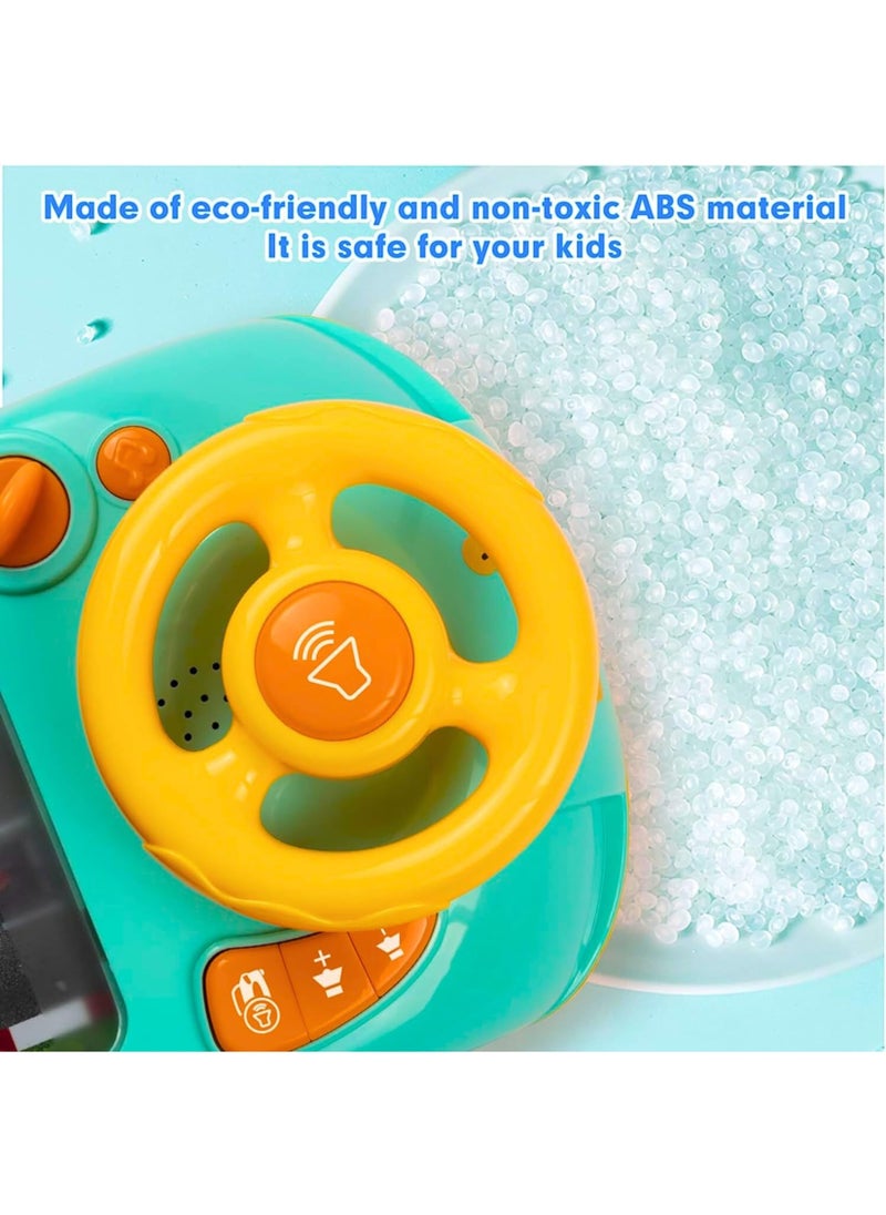 MAGIC VAULT Musical Steering Wheel Toys for Boys 4-6, Toddler Simulated Driving Racing Car Game with Sound Age 3+ Year Old, Interactive Educational Learning Race Car Toy for Boys and Girls Birthday Gift  - Image 5