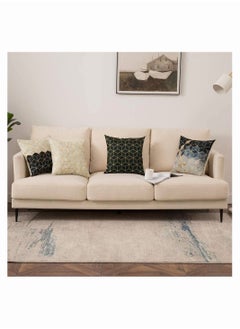 Y&D Marble Geometric Pillow Covers, SYOSI Colorful Gradient Throw Covers Square Cushion Case Soft Pillowcases, 18x18 inch for Home Decor Set of 4 Sofa Couch Car Bedroom Indoor  - Image 4