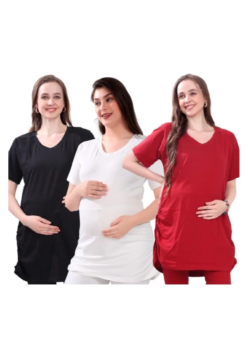 TUMMY Maternity T-shirt Pack of 3