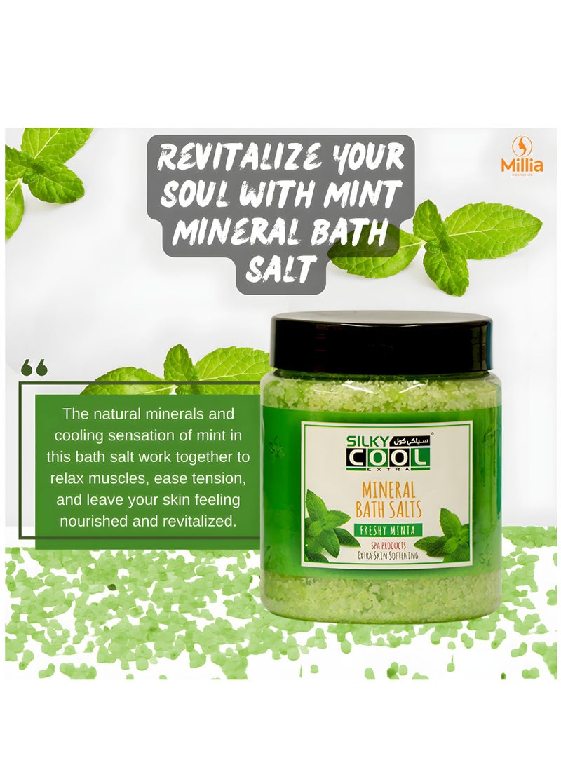 Silky Cool Extra Mineral Bath Salts Freshy Minia - Image 2