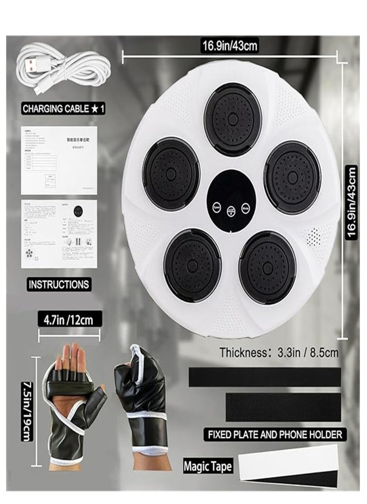 Generic - Digital Smart Boxing Target Black Bluetooth Music Exercise at home For Parent-Child Time Boxing Trainee Office Worker - Image 1