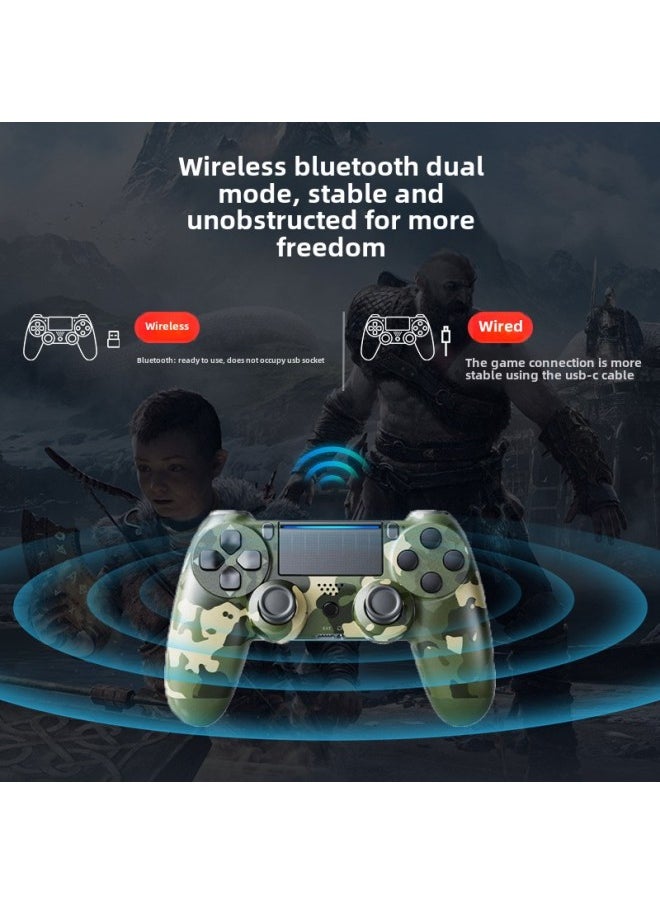 Generic P4 Wireless Handle Pc All-in-one Controller Vibration Gyroscope Somatosensory Bluetooth P4 Game Handle Direct Sales-Product Color:Golden Gold  - Image 4