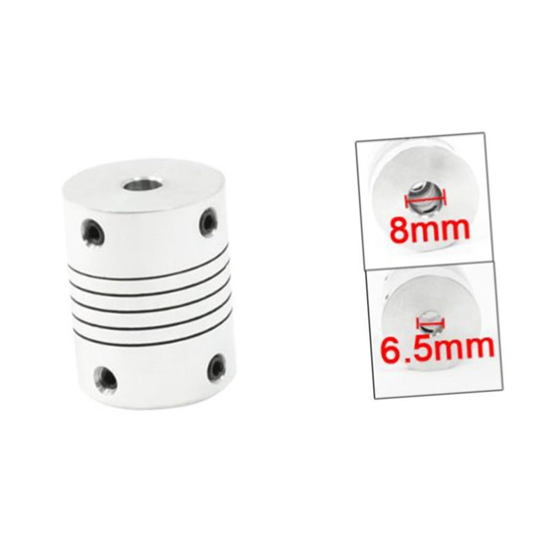 Flexible Beam Coupling CNC Stepper Motor Coupler 5pcs For Printer Linear Bearing - Image 3
