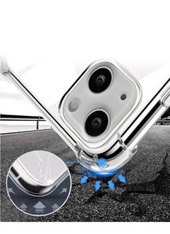 Houmt iPhone 14 Case 6.1 Inch Clear Bumper Soft TPU Scratch Resistant Shockproof Protective Cover  - Image 4