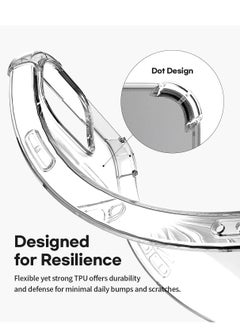 Houmt iPhone 14 Case 6.1 Inch Clear Bumper Soft TPU Scratch Resistant Shockproof Protective Cover  - Image 3