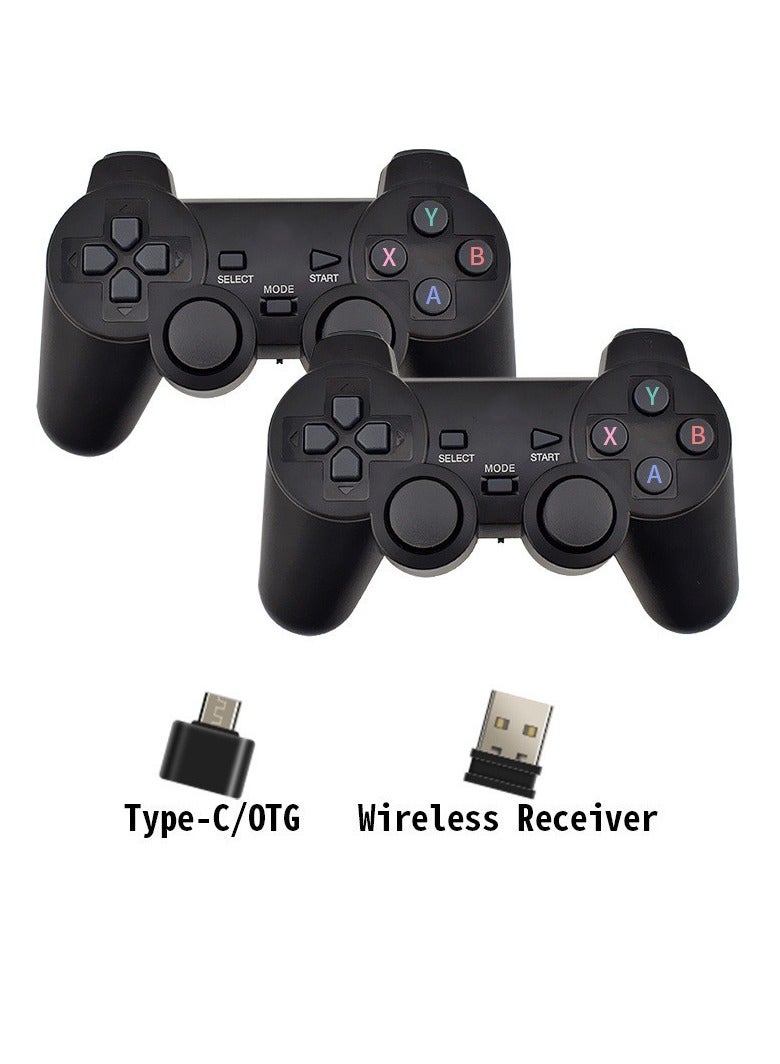 Two-piece 2.4g wireless two-player game controller Android box computer smart TV universal two-player game console  - Image 2