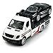 Metanyl Flatbed Truck Toy Rescue Tow Truck Transport Trailer Car Carrier Metal Diecast Pull Back Vehicles 2 in 1 Vehicle Playset Toy Trucks for Boys Kids Toddlers Birthday Gifts for Age 3 4 5 6 White - Image 4