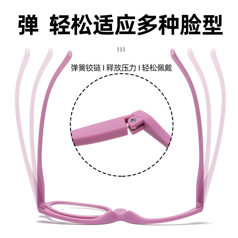 نظارات تجميلية مرآة مكبرة زجاج دوار نظارات فردية للسيدات من كبار السن لمكياج مضادة للضوء الأزرق نظارات قراءة - Image 5