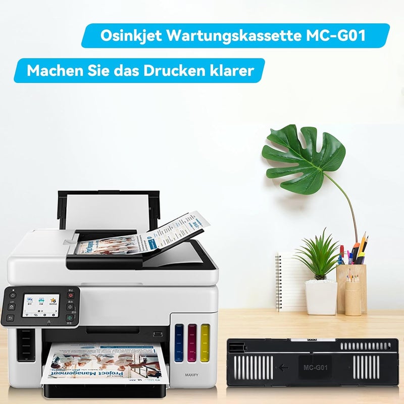 خرطوشة الصيانة MC-G01 المتوافقة مع Canon Maxify GX6050 GX7050، خرطوشة الصيانة MC G01 لـ Maxify GX6010 GX7010 GX6020 GX7020 GX6030 GX7030 GX6040 GX7040 GX6060 GX6060 GX7060 - Image 5