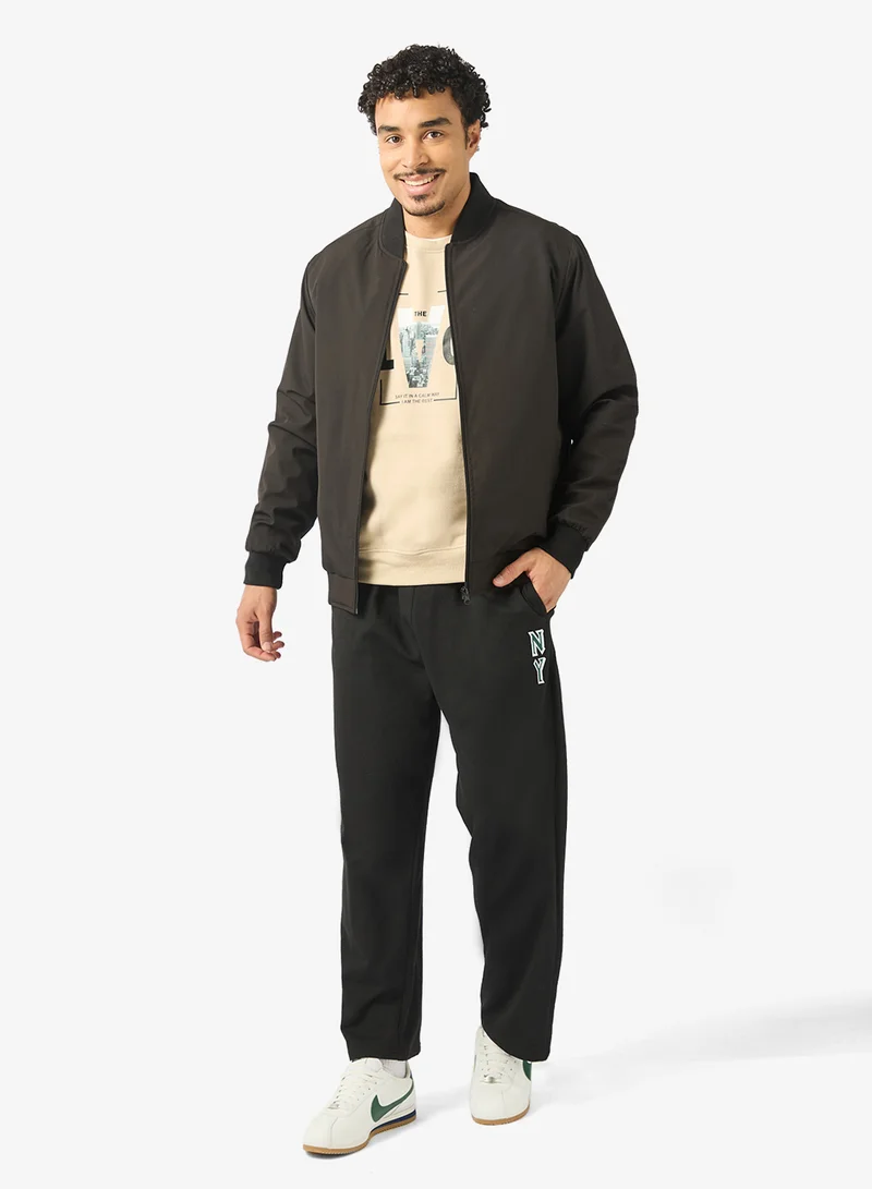 Seventy Five Basics NY Text Oversized Joggers