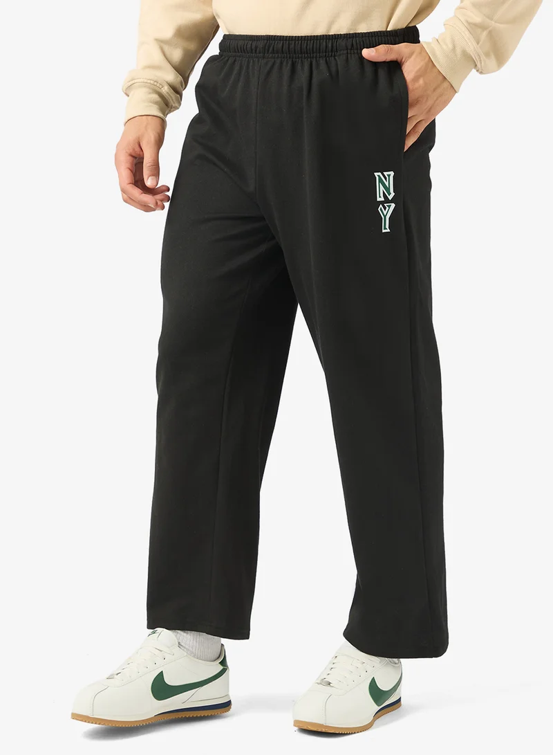 Seventy Five Basics NY Text Oversized Joggers