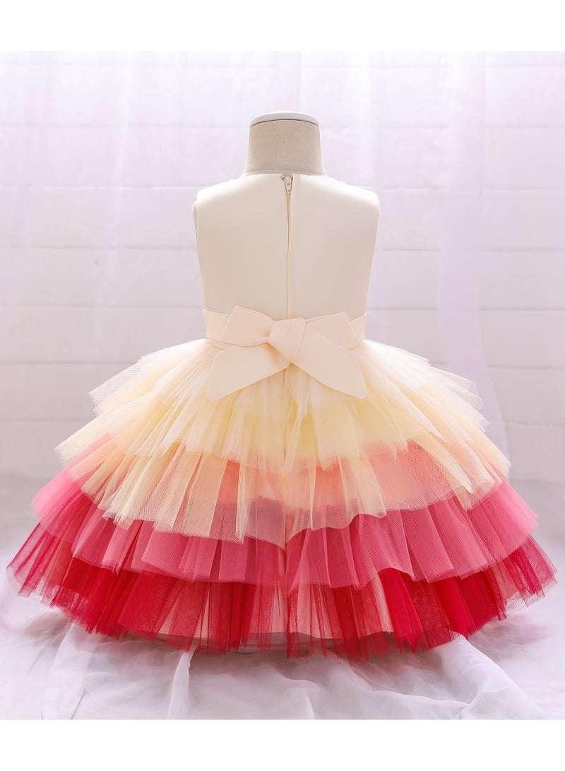 D'Daniela Tiered Tulle Dress - Image 4