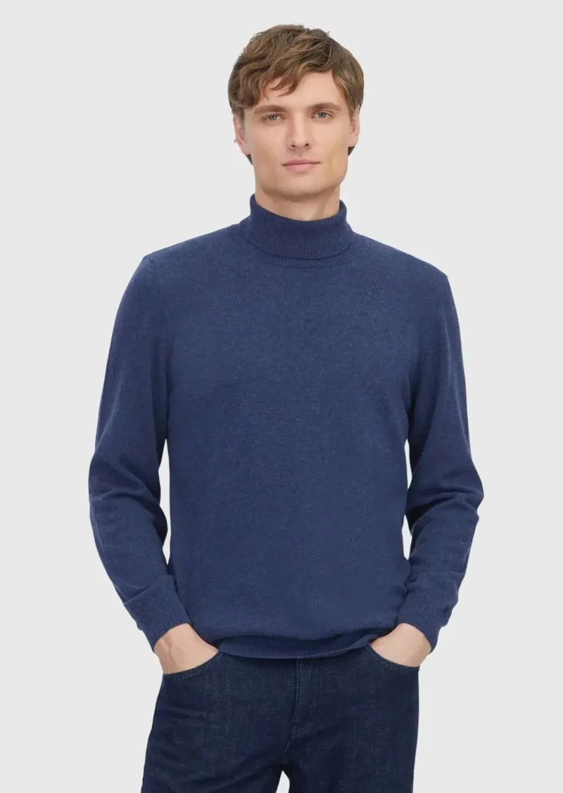 RAMSEY Indigo Knitwear Sweatshirt